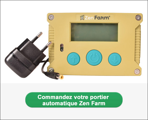 Portier automatique Zen Farm bleu